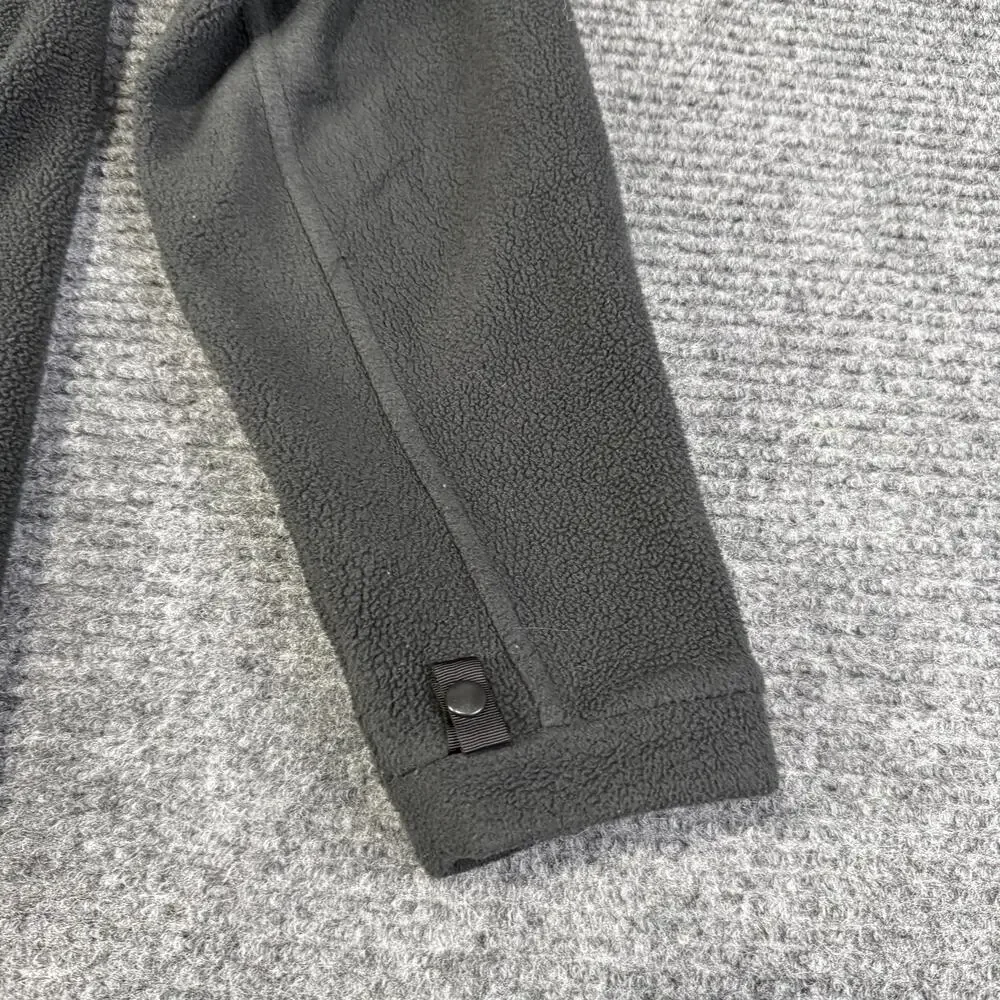 The North Face Jacket Mens Small Gray Fleece Full Zip Outdoor Hiking Travel